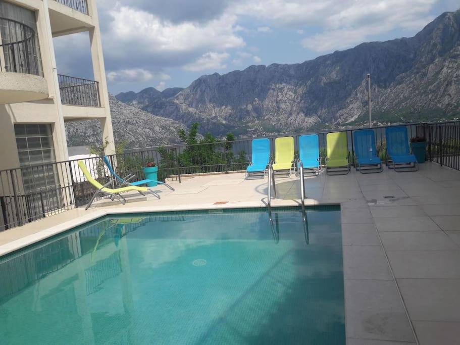 2Br Apartment With Pool Kotor Exterior foto